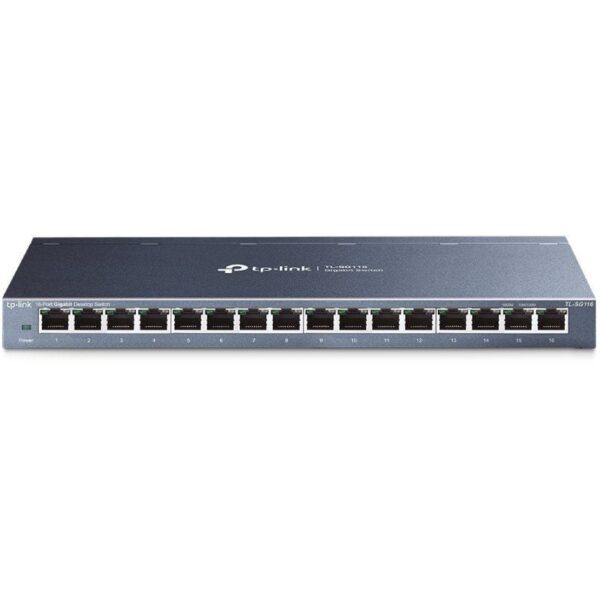 Switch TP-Link TL-SG116 16 Puertos/ RJ-45 10/100/1000 6935364084325 TL-SG116 TPL-SWITCH TL-SG116