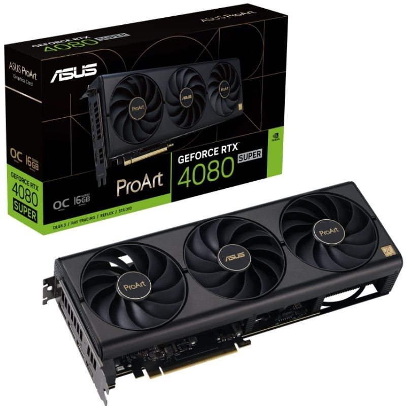 Tarjeta Gráfica Asus ProArt GeForce RTX 4080 SUPER OC/ 16GB GDDR6X 4711387475027 90YV0K90-M0NA00 ASU-GF PA RTX4080 S OC 16G