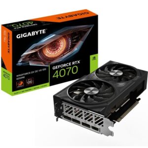 Tarjeta Gráfica Gigabyte GeForce RTX 4070 WindForce 2X OC V2 12G/ 12GB GDDR6 4719331355005 9VN407W2O2-00-10 GIG-GF RTX4070 WI 2XOCV2 12G