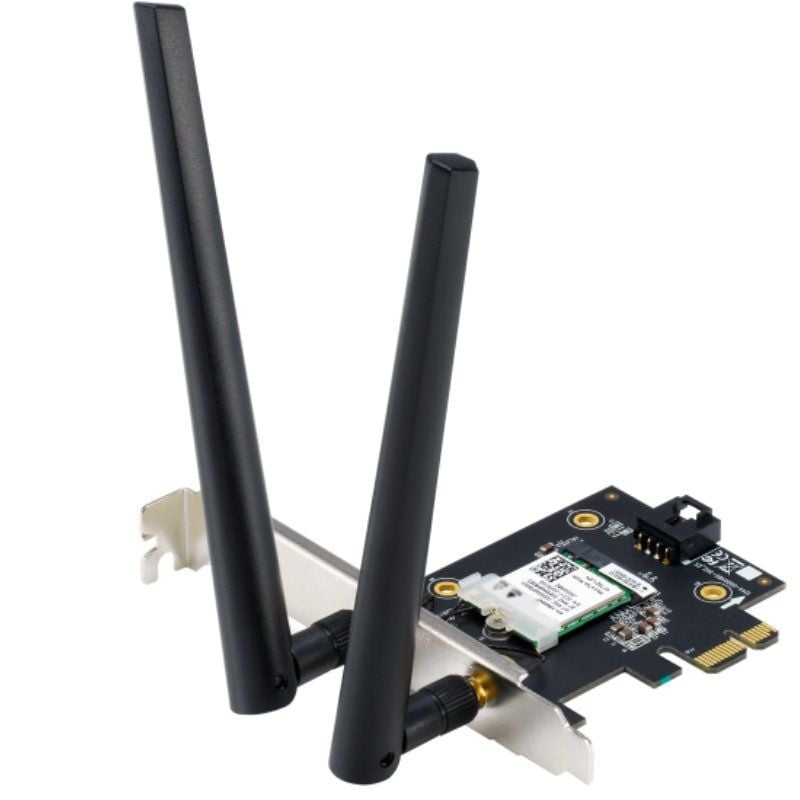 Tarjeta de Red Inalámbrica-PCI Express Asus PCE-AX1800/ 1800Mbps/ 2.4/5GHz 4711081463849 90IG07A0-MO0B00 ASU-TA PCE-AX1800