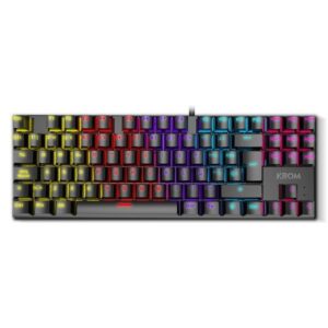 Teclado Gaming Mecánico Krom Kasic TKL/ Negro 8436587972713 NXKROMKASICTKL KROM-TEC KASIC TKL