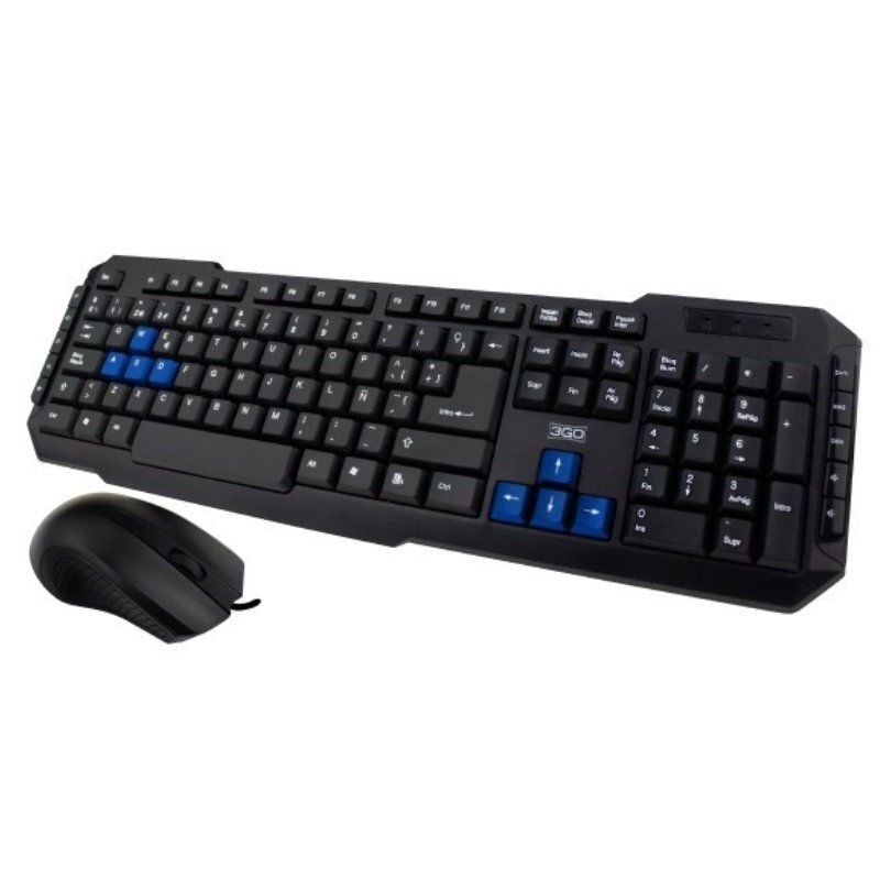 Teclado y Ratón 3GO COMBODRILE 2 8436531550318 COMBODRILE2 3GO-SET COMBODRILE2