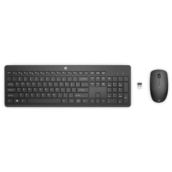 Teclado y Ratón Inalámbricos HP 230/ Negro 195122117856 18H24AA HPA-TEC SET 230 BK