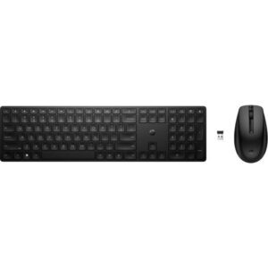 Teclado y Ratón Inalámbricos HP Combo 655/ Negro 196188140765 4R009AA HPAP-TEC SET 655 INAL BK