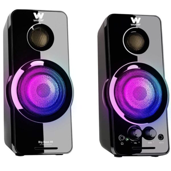 Altavoces Woxter Big Bass 95 RGB/ 20W/ 2.0 8435089039146 SO26-112 WOX-ALT BIG BASS 95 RGB