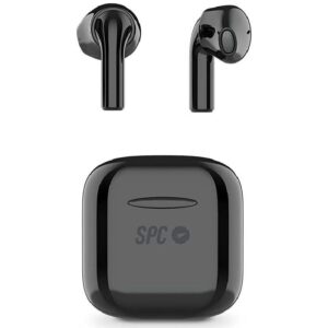 Auriculares Bluetooth SPC Zion Pro con estuche de carga/ Autonomía 3.5h/ Negros 8436542859219 4615N SPC-AUR ZION PRO BK