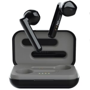 Auriculares Bluetooth Trust Primo Touch con estuche de carga/ Autonomía 4h/ Negros 8713439237122 23712 TRU-AUR PRIMO TOUCH BK