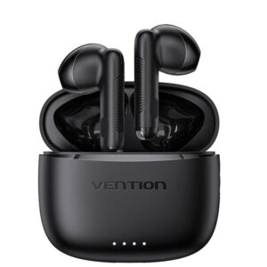 Auriculares Bluetooth Vention ELF E03 NBHB0 con estuche de carga/ Autonomía 6h/ Negros 6922794774636 NBHB0 VEN-AUR ELF E03 NBHB0