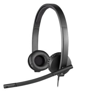 Auriculares Logitech H570E/ con Micrófono/ USB/ Negros 5099206053304 981-000575 LOG-AUR H570E