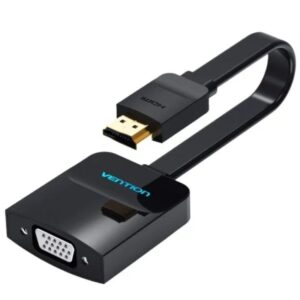 Cable Conversor Vention 74345/ HDMI Macho/ VGA Hembra/ 15cm/ Negro 6922794743458 74345 VEN-CAB 74345