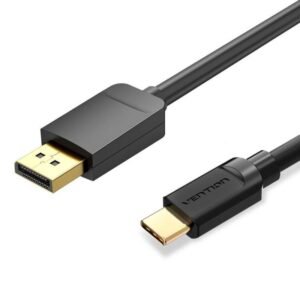 Cable Conversor Vention CGYBH/ USB Tipo-C Macho - DisplayPort Macho/ 2m/ Negro 6922794756045 CGYBH VEN-CAB CGYBH