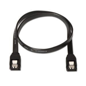 Cable SATA III Aisens A130-0157/ SATA Hembra - SATA Hembra/ Hasta 0.1W/ 768Mbps/ 50cm/ Negro 8436574701562 A130-0157 AIS-CAB A130-0157