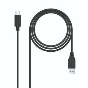 Cable USB 3.1 Tipo-C Nanocable 10.01.4000/ USB Tipo-C Macho - USB Macho/ 50cm/ Negro 8433281009967 10.01.4000 NAN-CAB 10 01 4000