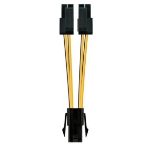 Cable de Alimentación Microprocesador Nanocable 10.19.1401/ Molex -4+4 PIN Macho - Molex 4 PIN Hembra/ 15cm 8433281006096 10.19.1401 NAN-CAB 10 19 1401