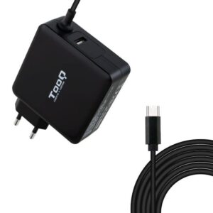 Cargador de Portátil TooQ TQLC-USBC65PD USB Tipo-C/ 65W/ Automático/ Voltaje 5-20V/ 1x USB 8433281011984 TQLC-USBC65PD TOO-CAR TQLC-USBC65PD