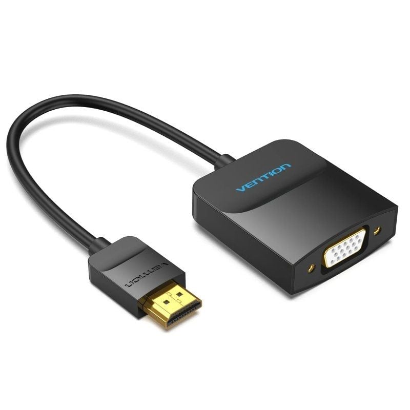 Conversor Vention 42154/ HDMI Macho - VGA Hembra/ 15cm/ Negro 6922794742154 42154 VEN-ADP CONV 42154