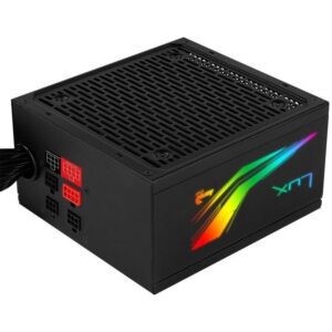 Fuente de Alimentación Aerocool LUX RGB 1000M/ 1000W/ Ventilador 12cm/ 80 Plus Gold 4710562759426 LUXRGB1000M AER-FUENTE LUXRGB1000M