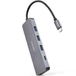 Hub USB Tipo-C Nanocable 10.16.4409/ 3xUSB/ 1xUSB Tipo-C/ Gris 8433281014053 10.16.4409 NAN-HUB 10 16 4409