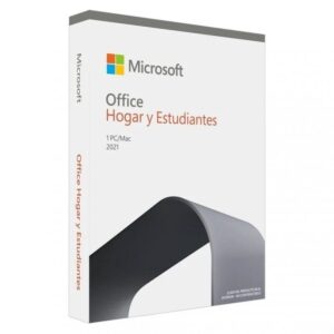 Microsoft Office Hogar y Estudiantes 2021/ 1 Usuario/ Licencia Perpetua 889842855166 79G-05429 MICROSOFT OFF HE 2021 1U