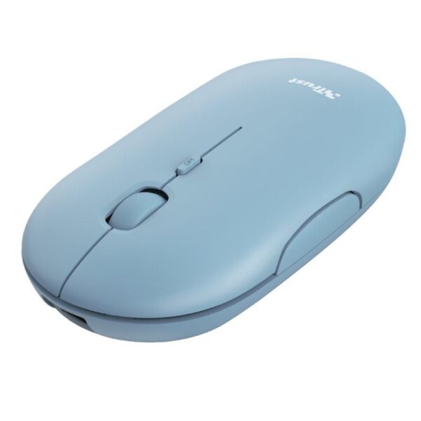 Ratón Inalámbrico por Bluetooth Trust Puck/ Batería recargable/ Hasta 1600 DPI/ Azul 8713439241266 24126 TRU-MOU PUCK BL