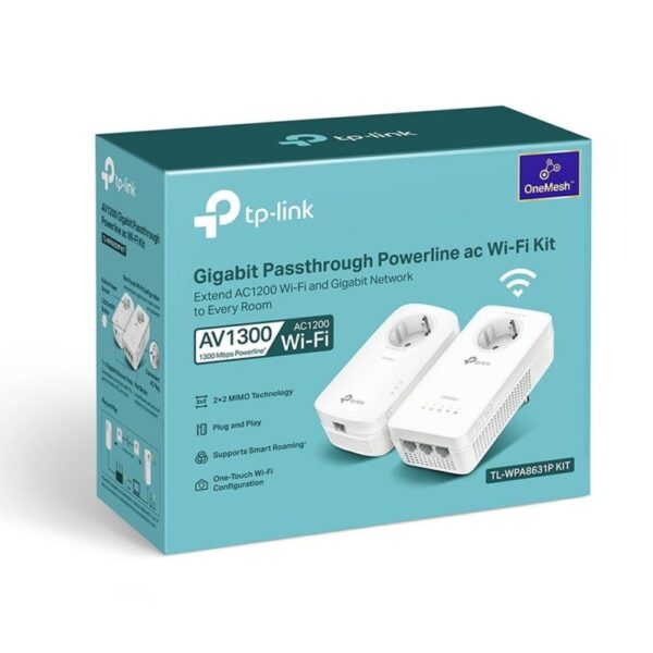 Adaptador Powerline TP-Link AV1300 1300Mbps/ Alcance 300m/ Pack de 2 - Imagen 5