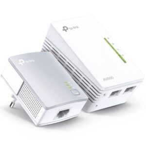 Adaptador Powerline TP-Link WPA4221KIT 600Mbps/ Alcance 300m/ Pack de 2 6935364084103 WPA4221KIT TPL-PLC WPA4221KIT