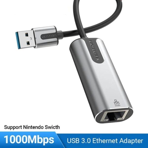 Adaptador USB 3.0 - RJ45 Vention CEWHB/ 1000Mbps - Imagen 2