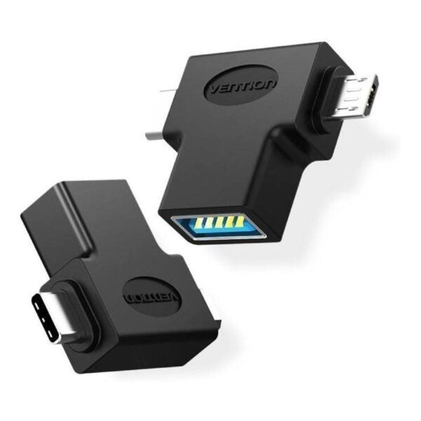 Adaptador USB 3.0 Vention CDIB0/ USB Tipo-C Macho - MicroUSB Macho 6922794737341 CDIB0 VEN-ADP CDIB0