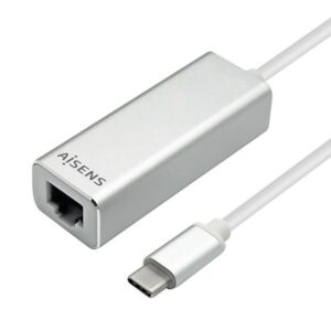 Adaptador USB Tipo-C - RJ45 Aisens A109-0341/ 1000Mbps 8436574703511 A109-0341 AIS-ADP A109-0341