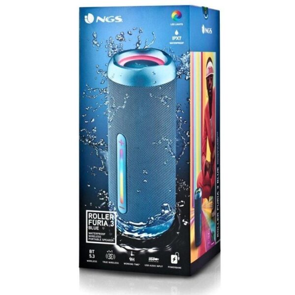 Altavoz con Bluetooth NGS Roller Furia 3/ 60W/ 2.0/ Azul - Imagen 4