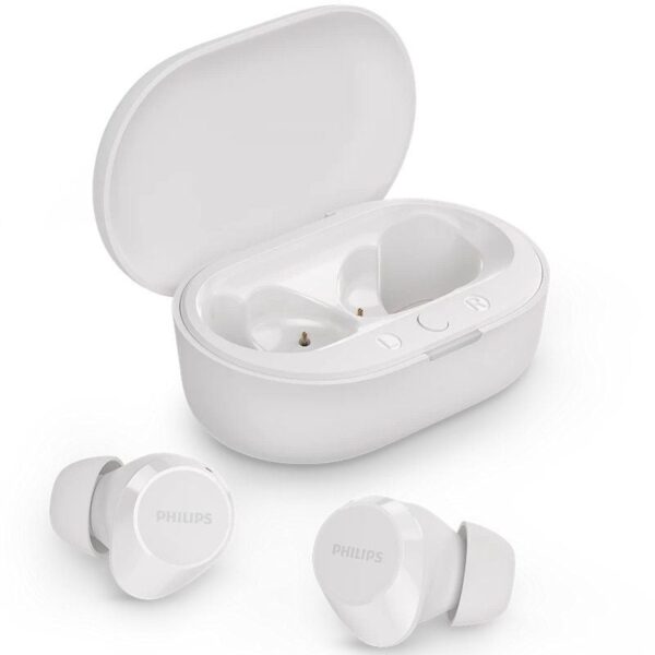 Auriculares Bluetooth Philips TAT1209 con estuche de carga/ Autonomía 6h/ Blancos 4895229138063 TAT1209WH PHIL-AUR TAT1209WH