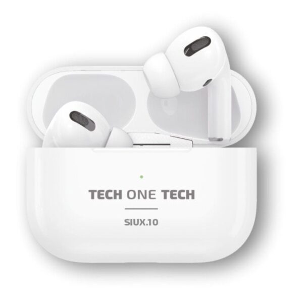 Auriculares Bluetooth Tech One Tech SIUX.10 TEC1410/ con estuche de carga/ Autonomía 5h/ Blancos 8436546594307 TEC1410 TOT-AUR TEC1410