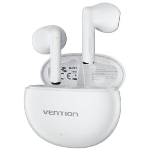 Auriculares Bluetooth Vention ELF 06 NBKW0 con estuche de carga/ Autonomía 6h/ Blancos 6922794781269 NBKW0 VEN-AUR ELF 06 NBKW0