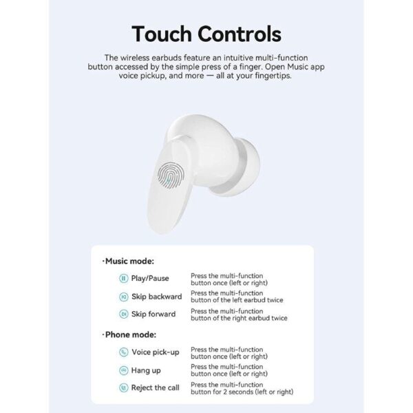 Auriculares Bluetooth Vention NBFW0 con estuche de carga/ Autonomía 7h/ Blancos - Imagen 3