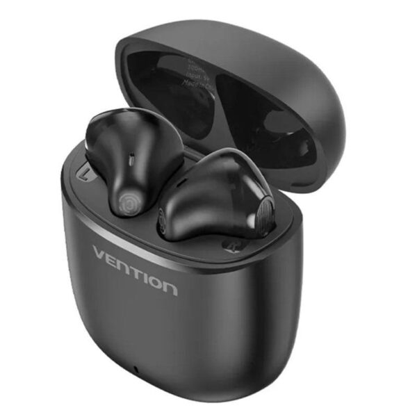 Auriculares Bluetooth Vention NBGB0 con estuche de carga/ Autonomía 7h/ Negros - Imagen 3