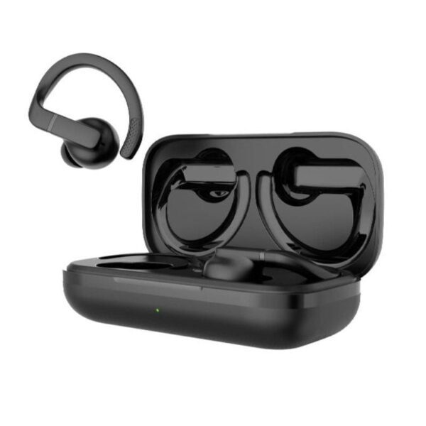 Auriculares Deportivos Bluetooth Daewoo DW2003 con estuche de carga/ Autonomía 8h/ Negros - Imagen 2