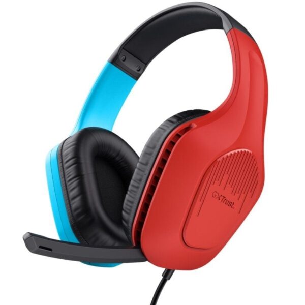 Auriculares Gaming con Micrófono Trust Gaming GXT 416S Zirox/ Jack 3.5/ Azules y Rojos 8713439254235 25423 TRU-AUR GXT 416S ZIROX BL RD