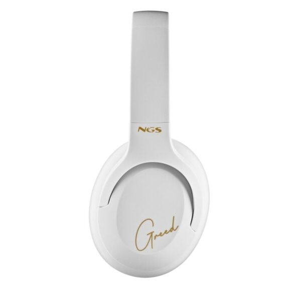 Auriculares Inalámbricos NGS Artica Greed/ con Micrófono/ Bluetooth/ Blancos - Imagen 2