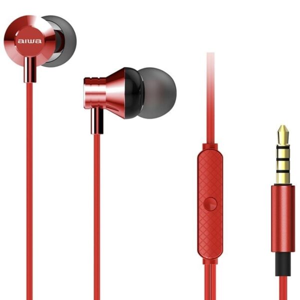 Auriculares Intrauditivos Aiwa ESTM-50RD/ con Micrófono/ Jack 3.5/ Rojos 8435256897173 ESTM-50RD AIW-AUR ESTM-50RD