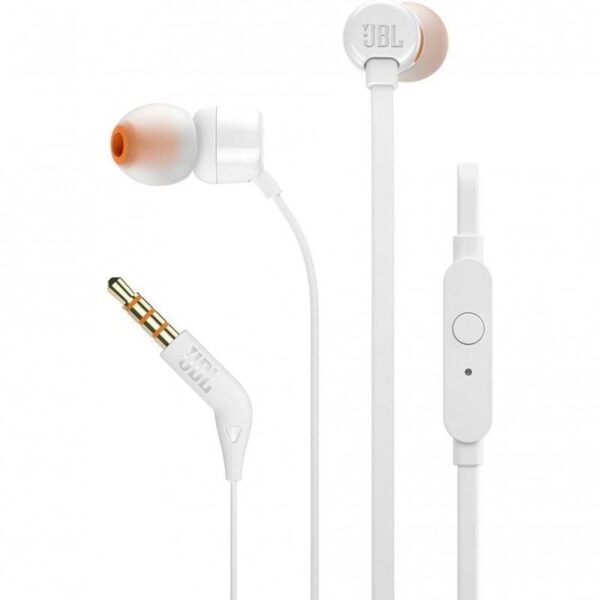 Auriculares Intrauditivos JBL Tune 160/ con Micrófono/ Jack 3.5/ Blancos 6925281927669 JBLT160WHT JBL-AUR TUNE T160 WH