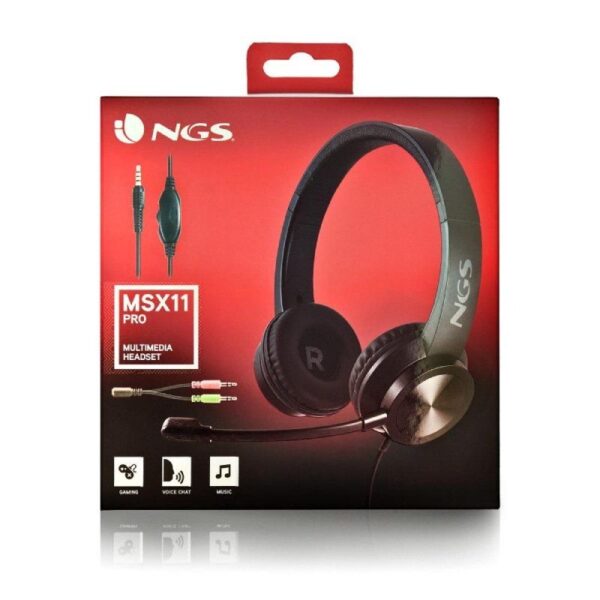 Auriculares NGS MSX 11 Pro/ con Micrófono/ Jack 3.5/ Negros - Imagen 5