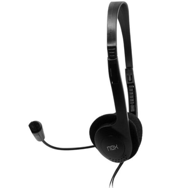 Auriculares Nox Voice One/ con Micrófono/ Jack 3.5/ Negros - Imagen 2