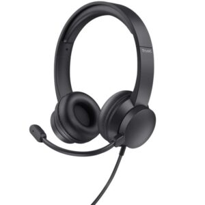 Auriculares Trust Ayda/ con Micrófono/ Jack 3.5/ Negros 8713439250879 25087 TRU-AUR AYDA BK