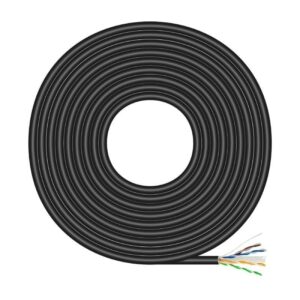 Bobina de Cable RJ45 para Exteriores UTP AWG23 Aisens A135-0675 Cat.6/ 100m/ Impermeable/ Negro 8436574707984 A135-0675 AIS-CAB A135-0675