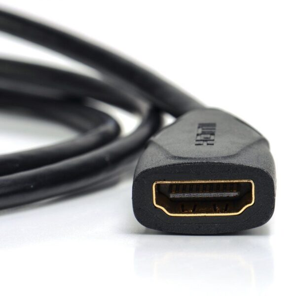 Cable Alargador Micro HDMI 4K Vention ABBBF/ Micro HDMI Macho - HDMI Hembra/ 1m/ Negro - Imagen 3