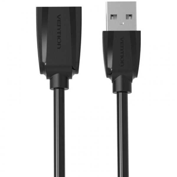 Cable Alargador USB 2.0 Vention VAS-A44-B150/ USB Macho - USB Hembra/ 1.5m/ Negro - Imagen 3