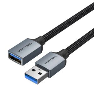 Cable Alargador USB 3.0 Vention CBLHF/ USB Macho - USB Hembra/ 5Gbps/ 1m/ Gris 6922794775367 CBLHF VEN-CAB CBLHF