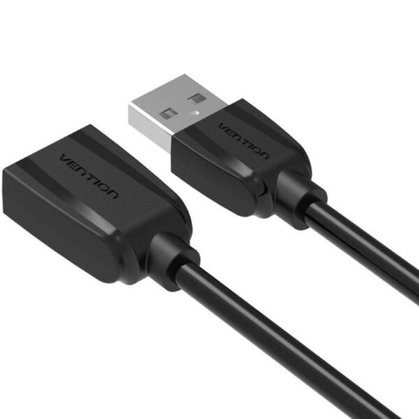 Cable Alargador USB 3.0 Vention VAS-A45-B100/ USB Macho - USB Hembra/ 5Gbps/ 1m/ Negro - Imagen 2