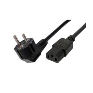 Cable Alimentación 3GO CPOWER/ CEE (7-7) Macho - C13 Hembra/ 2m/ Negro 8436531551285 CPOWER 3GO-CAB CPOWER