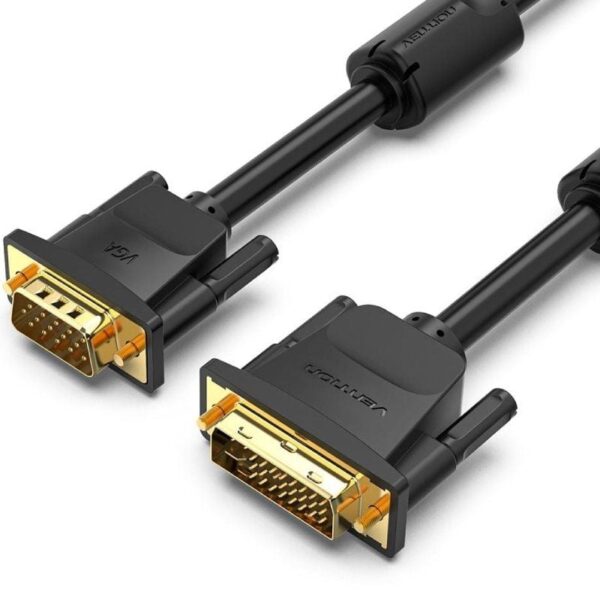 Cable Conversor Vention EACBF/ DVI Macho - VGA Macho/ 1m/ Negro 6922794732957 EACBF VEN-CAB EACBF